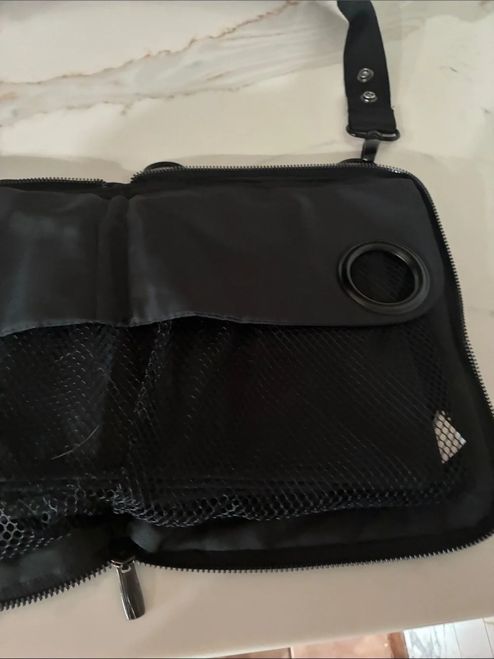 Vintage Baby Cargo stroller diaper messenger bag that clips attach to stroller